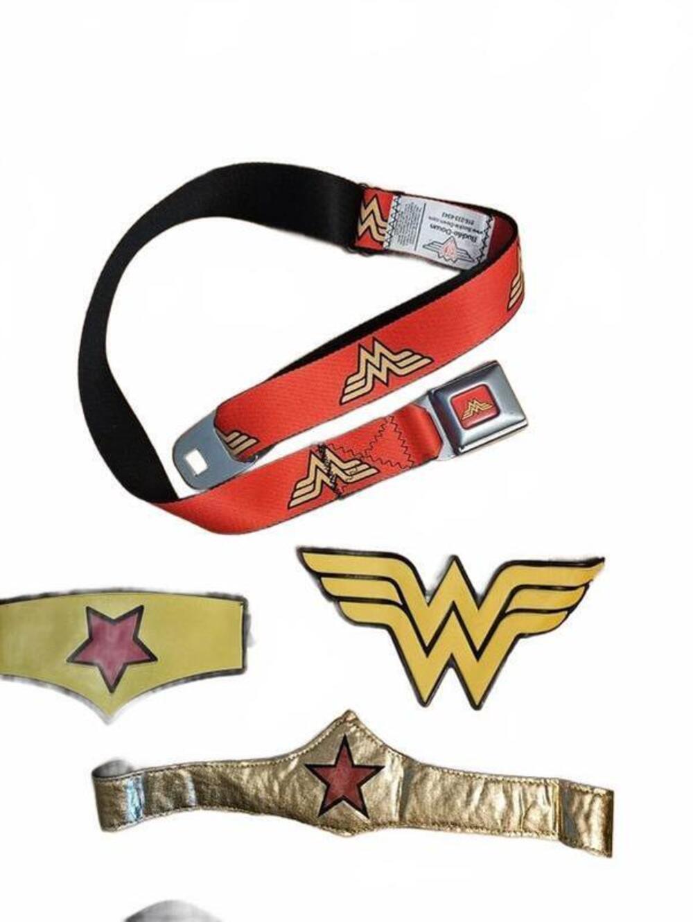 Wonder Woman DC Comics Buckle-Down Seatbelt Belt Cosplay Costume Lot 2013